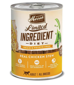 Merrick Dog Limited Ingredient Diet Chicken 12.7Oz - Pet Totality