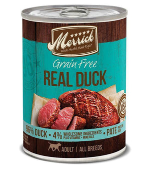 Merrick Dog Real Duck 12.7Oz  (Case Of 12) - Pet Totality