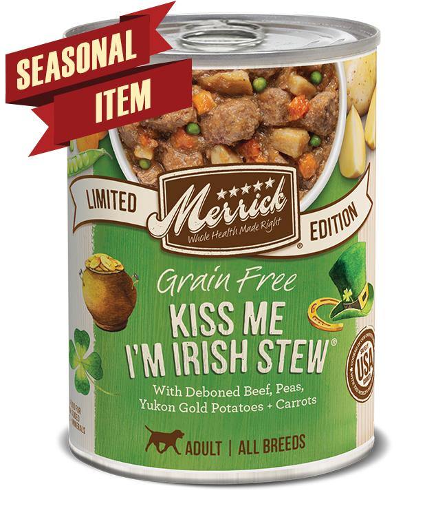 Merrick Dog Seasonal Kiss Me I'M Irish 12.7Oz