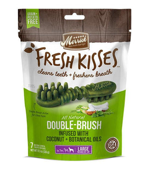 Merrick Fresh Kisses Coconut Oil For Large Dogs (70+ Lbs) 11.7Oz - Pet Totality