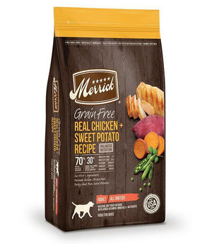 Merrick Grain Free Real Chicken And Sweet Potato Recipe 30Lb - Pet Totality