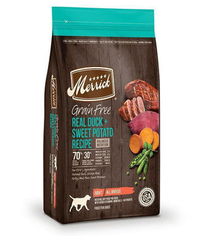 Merrick Grain Free Real Duck And Sweet Potato Recipe 22Lb - Pet Totality