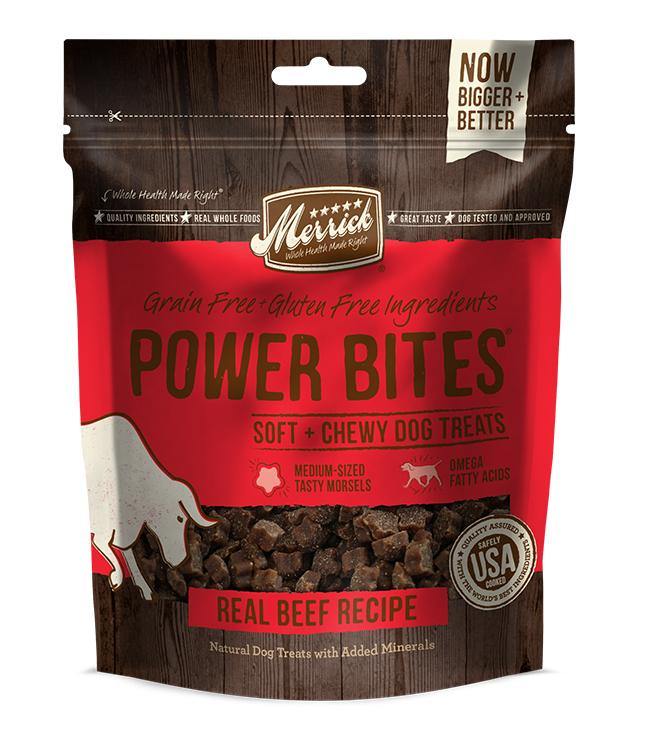 Merrick Power Bites Real Beef Recipe 6Oz