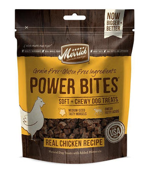 Merrick Power Bites Real Chicken Recipe 6Oz - Pet Totality