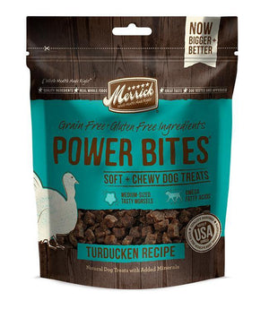 Merrick Power Bites Turducken Recipe 6Oz - Pet Totality