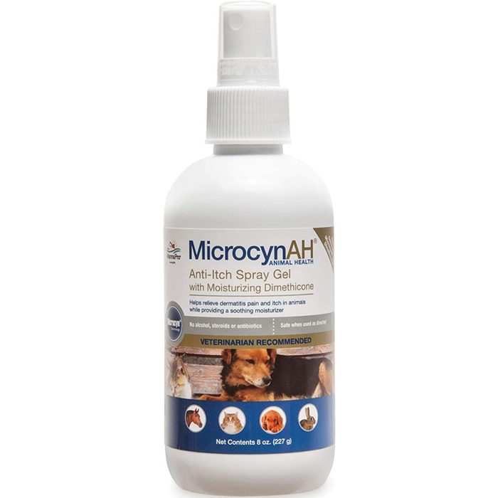 Microcynah Anti-Itch Spray Gel 8Oz