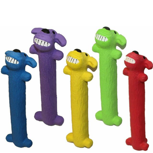 Multipet Loofa Latex Assorted Colors 6In - Pet Totality
