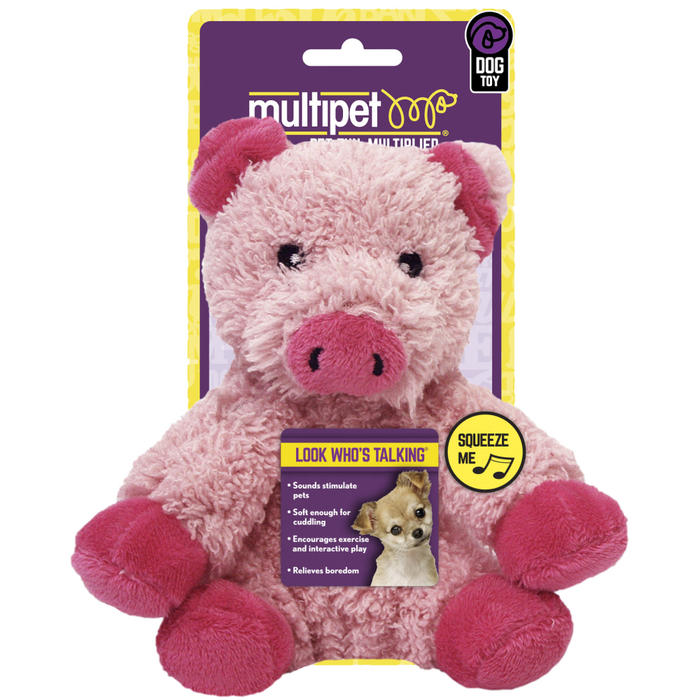 Multipet Look Whos Talking Pig 7In