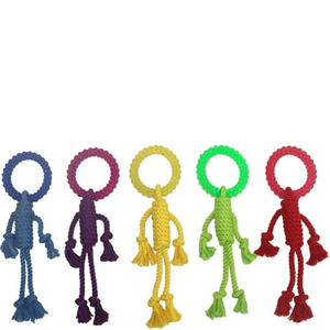 Multipet Nuts For Knots Rope Man Dog Toy - Pet Totality