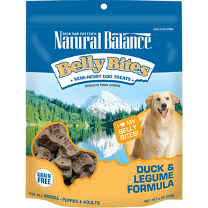 Natural Balance Belly Bites Duck & Legume Treat 6Oz - Pet Totality