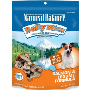 Natural Balance Belly Bites Salmon & Legume Treat 6Oz - Pet Totality
