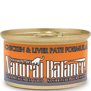 Natural Balance Chicken & Liver Pat Formula Canned Cat Food 3Oz - Pet Totality