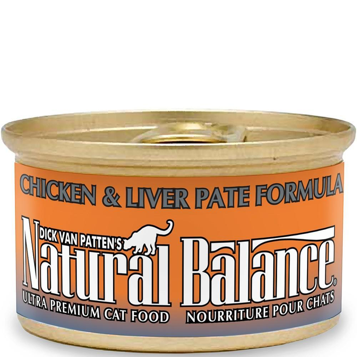 Natural Balance Chicken & Liver Pat Formula Canned Cat Food 3Oz