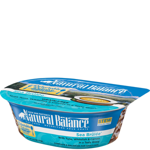 Natural Balance Delectable Delights Sea Brulee Cat Stew 2.5Oz Tub - Pet Totality