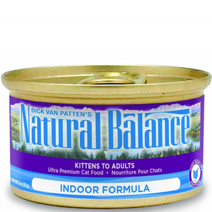 Natural Balance Indoor Cat Formula Canned Cat Food 24/5.5Oz - Pet Totality