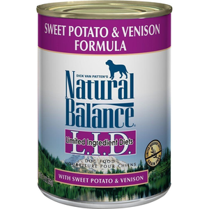 Natural Balance L.I.D. Sweet Potato & Venison Formula Canned Dog Food 13Oz (Case Of 12) - Pet Totality