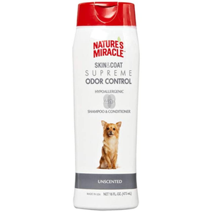 Nature'S Miracle Supreme Odor Control Hypoallergenic Shampoo/Conditioner 16Oz - Pet Totality