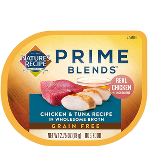 Natures Recipe Prime Blends Wet Dog Food Chicken And Tuna 2.75Oz - Pet Totality
