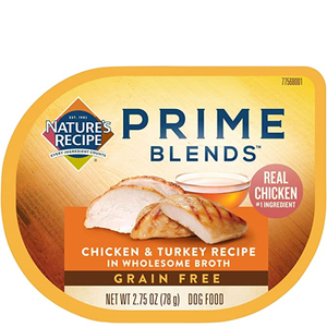 Natures Recipe Prime Blends Wet Dog Food Chicken And Turkey 2.75Oz - Pet Totality