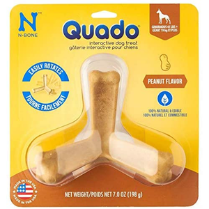 Nbone Dog Quado Usa Peanut Butter  Large - Pet Totality