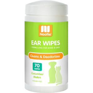 Nootie Ear Wipes Cucumber Melon 70 Count - Pet Totality