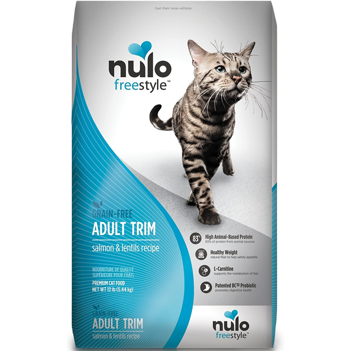 Nulo Cat Adult Trim Grain Free Salmon 12Lb
