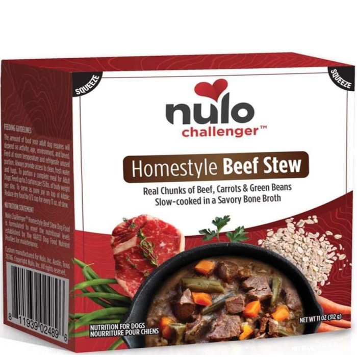 Nulo Challenger Homestyle Beef Stew Wet Dog Food 11Oz Carton