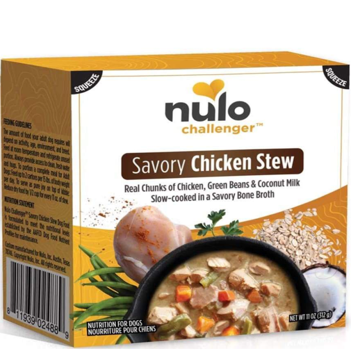 Nulo Challenger Savory Chicken Stew Wet Dog Food 11Oz Carton