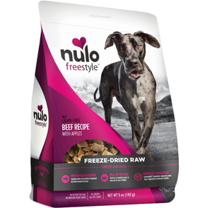 Nulo Freestyle Freeze Dried Raw Grain Free Beef Dog Food 5Oz - Pet Totality