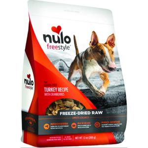 Nulo Freestyle Freeze Dried Raw Grain Free Turkey Dog Food 13Oz - Pet Totality