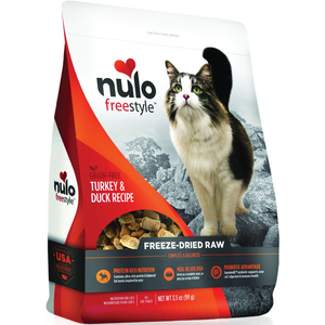 Nulo Freestyle Freeze-Dried Raw Turkey & Duck Cat Food 3.5Oz - Pet Totality