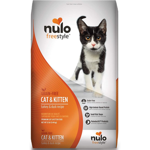 Nulo Freestyle Grain Free Cat & Kitten Turkey & Duck Recipe 12Lb - Pet Totality