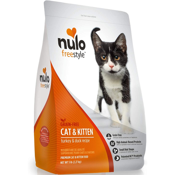 Nulo Freestyle Grain Free Cat & Kitten Turkey & Duck Recipe 5Lb