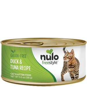 Nulo Freestyle Grain Free Duck & Tuna Recipe Can Cat Food 24Ea/5.5Oz - Pet Totality