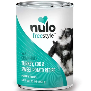 Nulo Freestyle Grain Free Turkey Cod Sweet Potato Puppy Food Canned 12Ea/13Oz - Pet Totality