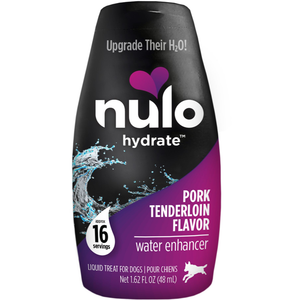 Nulo Hydrate Water Enhancers For Dogs Pork Tenderloin 1.62Oz - Pet Totality