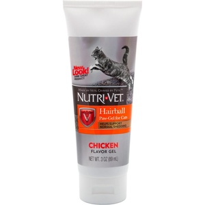Nutri-Vet Hairball Paw-Gel For Cats Chicken Flavor 3 Oz - Pet Totality