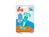 Nylabone Dura Chew Teething Bent Bone Puppy Bacon Flavor Small - Pet Totality