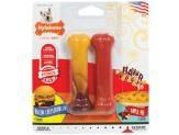 Nylabone Flavor Frenzy Bacon Cheeseburger/Apple Pie Flavor Regular - Pet Totality