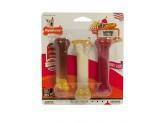 Nylabone Flavor Frenzy Chili Cheese Dog Buttered Popcorn & Slushy Regular 3Pk - Pet Totality