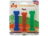 Nylabone Flexi Chew 2 Peanut Butter, 1 Bacon Petite 3Pk - Pet Totality