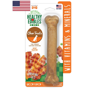 Nylabone Healthy Edibles Longer Lasting Bacon Giant - Pet Totality