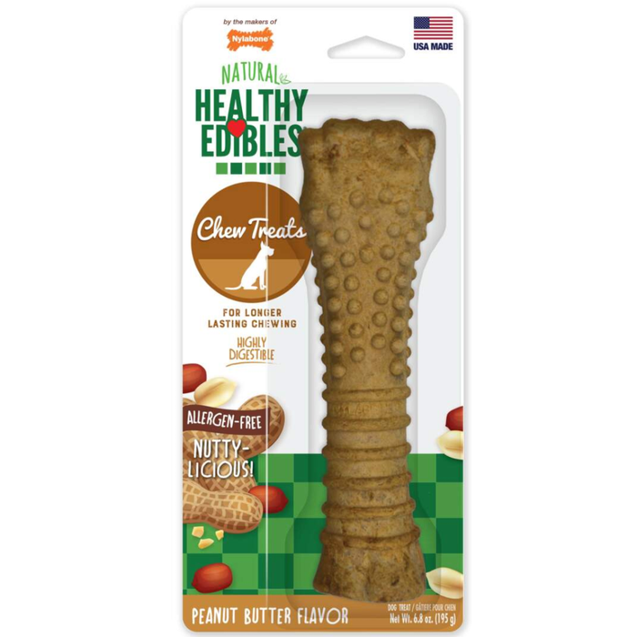 Nylabone Healthy Edibles Peanut Butter Chew Dog Treats Souper