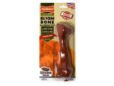 Nylabone Power Chew Curvy Bone Dental Dog Chew Peanut Butter Giant - Pet Totality