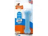 Nylabone Puppy Chew Teething Soft Bone Chicken Petite Blue - Pet Totality