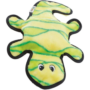 Outward Hound Invincibles Gecko Yellow/Green 2 Squeakers - Pet Totality