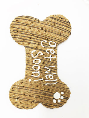 Pet Life 4 Piece 'Get Well Soon' Dog Biscuits and Treats Gift Set - Pet Totality
