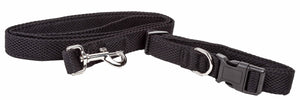 Pet Life  'Aero Mesh' 2-In-1 Dual Sided Comfortable And Breathable Adjustable Mesh Dog Leash-Collar - Pet Totality