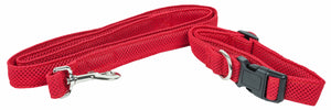 Pet Life  'Aero Mesh' 2-In-1 Dual Sided Comfortable And Breathable Adjustable Mesh Dog Leash-Collar - Pet Totality