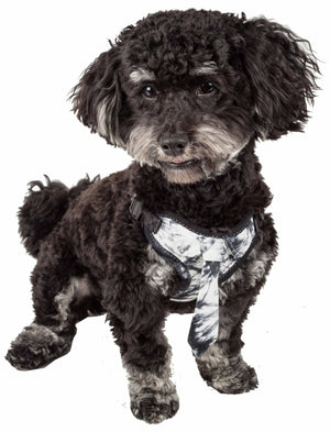 Pet Life  'Bonatied' Mesh Reversible And Breathable Adjustable Dog Harness W/ Designer Neck Tie - Pet Totality